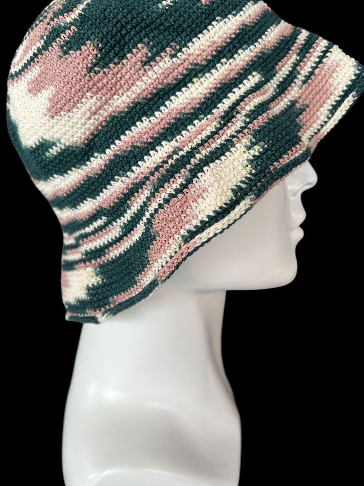 Japanese Brand × Kapital × Vintage Crochet Knitted handmade Rare Bucket Hats ☠️☠️ Size ONE SIZE - 5 Thumbnail