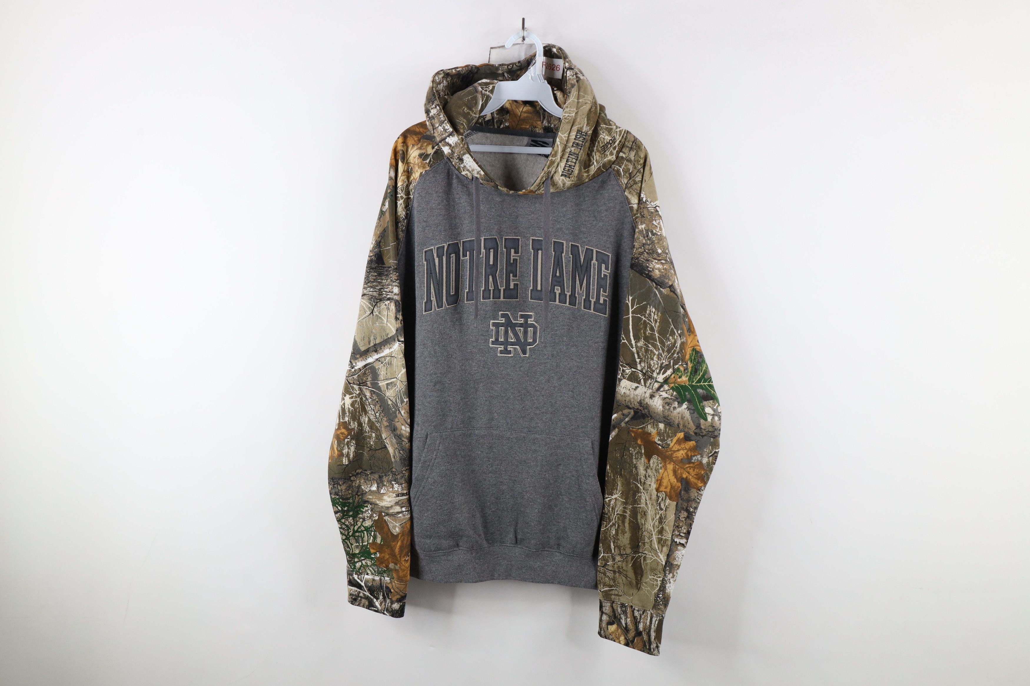 Vintage Vintage Camouflage Notre Dame University Hoodie Sweatshirt Size US XL / EU 56 / 4 - 1 Thumbnail