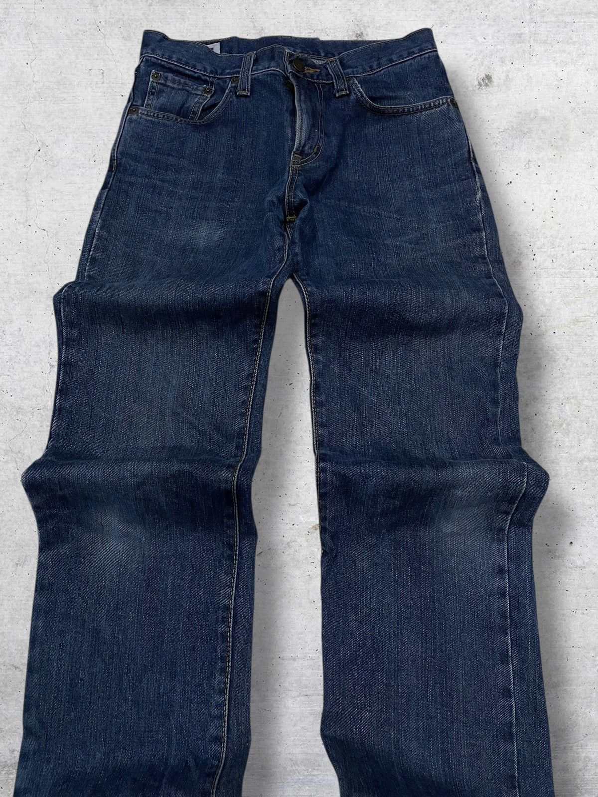 Edwin VINTAGE EDWIN 403 JAPAN DESIGNER 90S OLD DISTRESSED DENIM Size US 29 - 4 Thumbnail