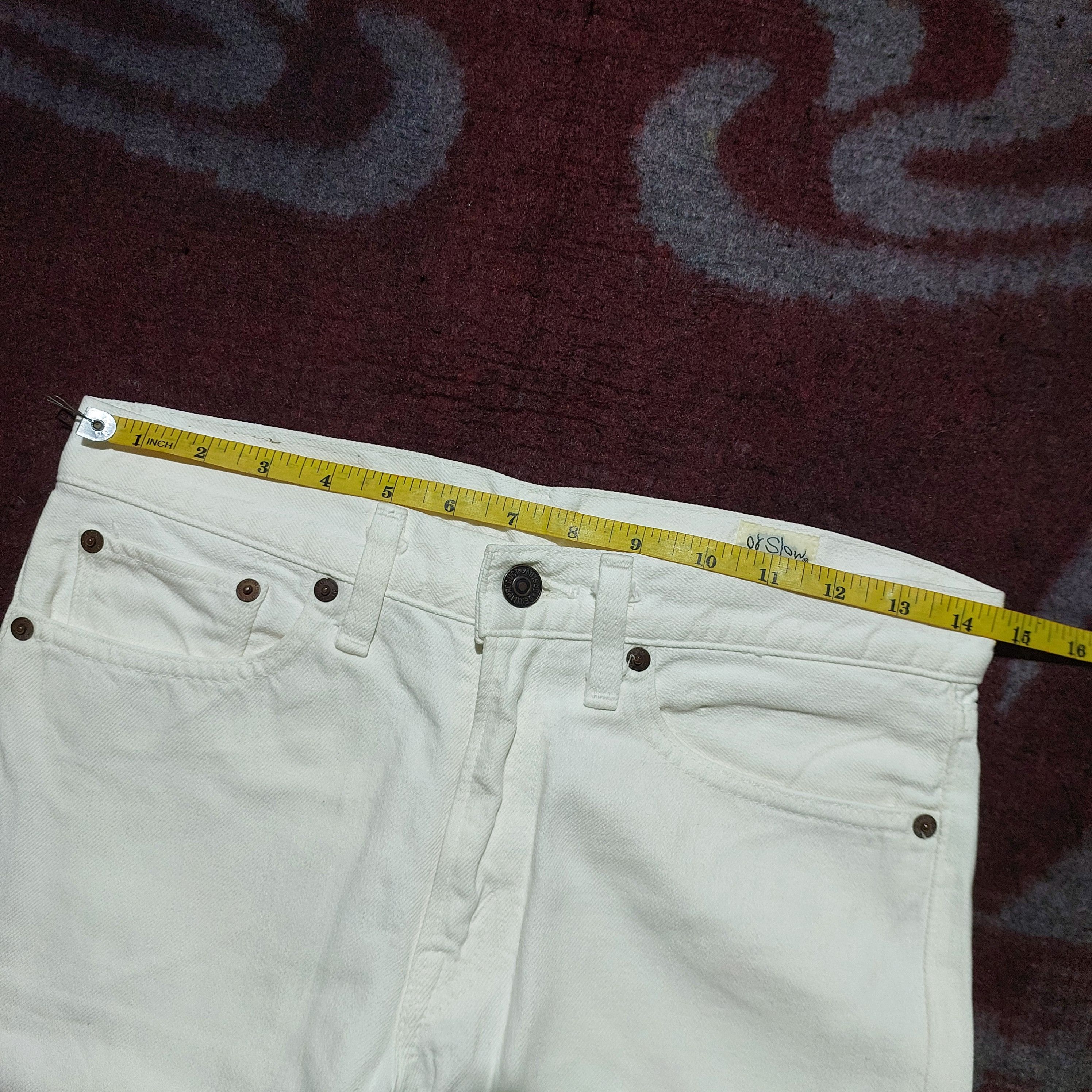 Orslow Japanese Orslow Lot 107 White Denim Size US 29 - 11 Thumbnail