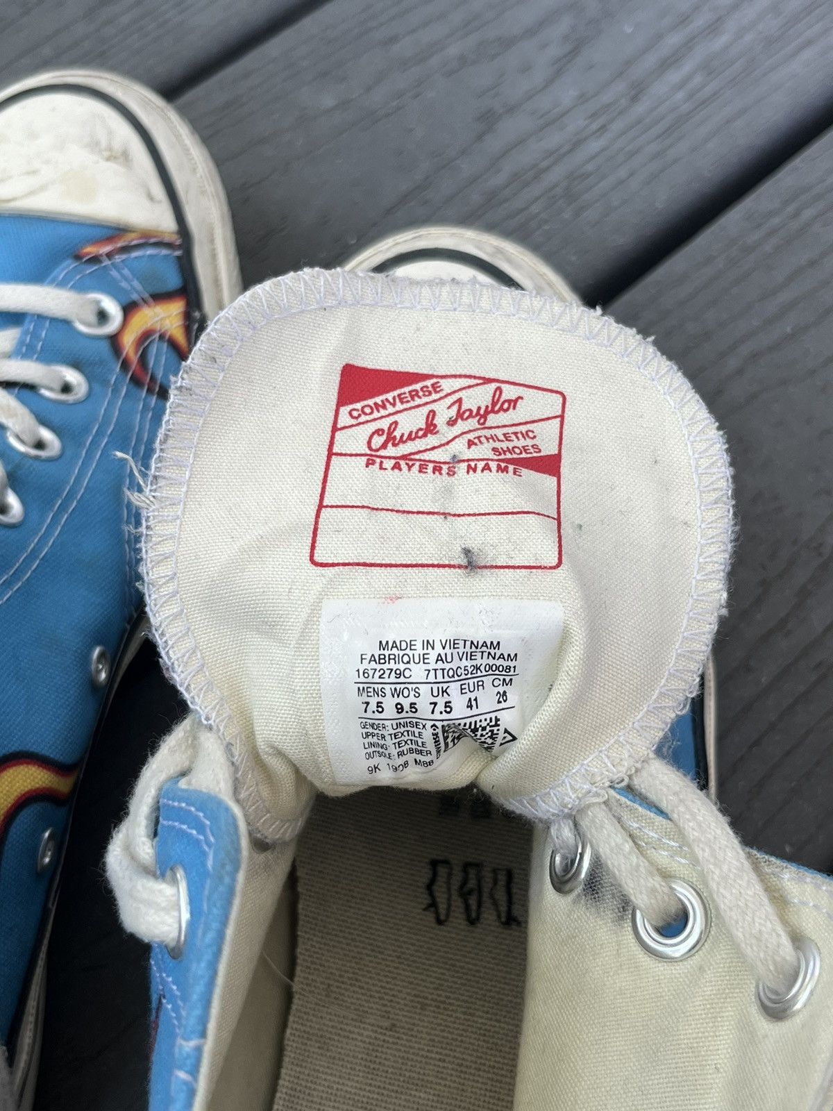 Converse × Golf Wang × Golf le Fleur Golf Wang Golf le Fleur Chuck Taylor Converse Size US 7.5 / EU 40-41 - 8 Thumbnail