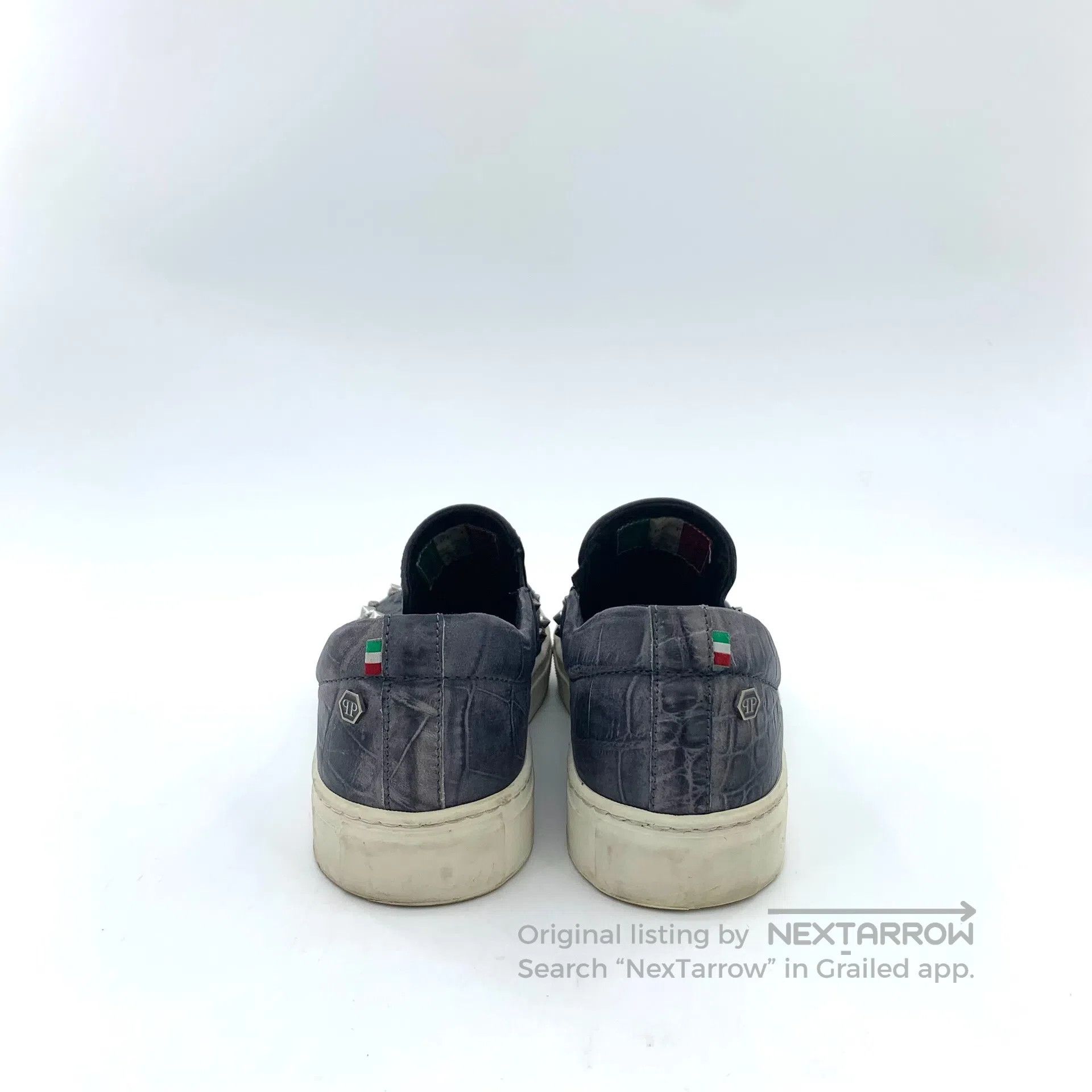 Philipp Plein Philipp Plein Blue Studs Design Casual Flat Loafers| Size US 9 / EU 42 - 4 Thumbnail