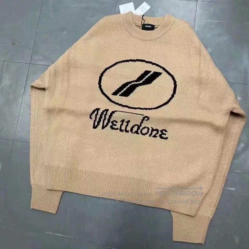 WE11DONE Welldone Graphic Knit Sweater. Size US M / EU 48-50 / 2 - 2 Thumbnail