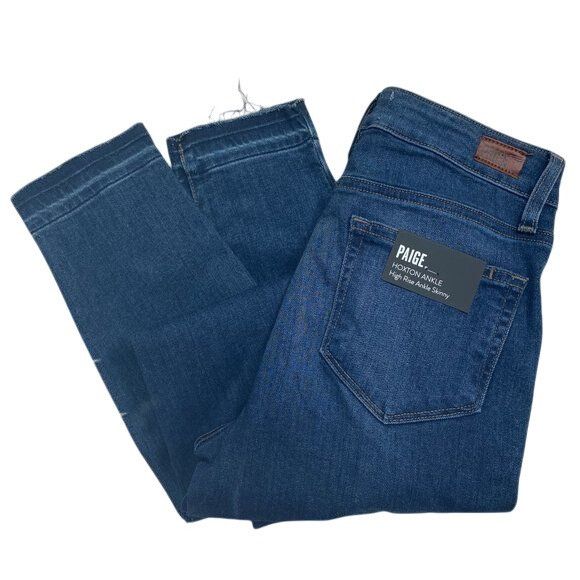 Paige Paige Hoxton High Waist Ankle Skinny Jeans Size 26" / US 2 / IT 38 - 4 Thumbnail