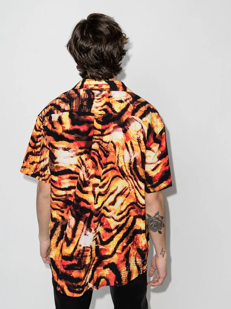 Y/Project Tiger Silk Shirt Size US M / EU 48-50 / 2 - 4 Thumbnail
