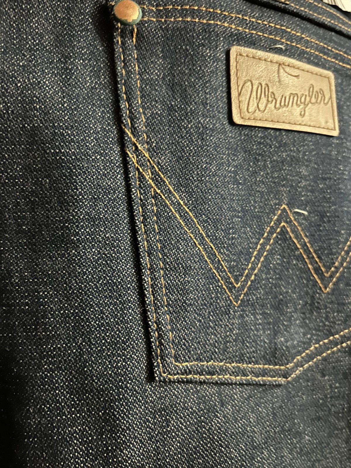 Wrangler NWT DS Wrangler slim fit rigid denim americana cowboy Size US 33 - 6 Thumbnail