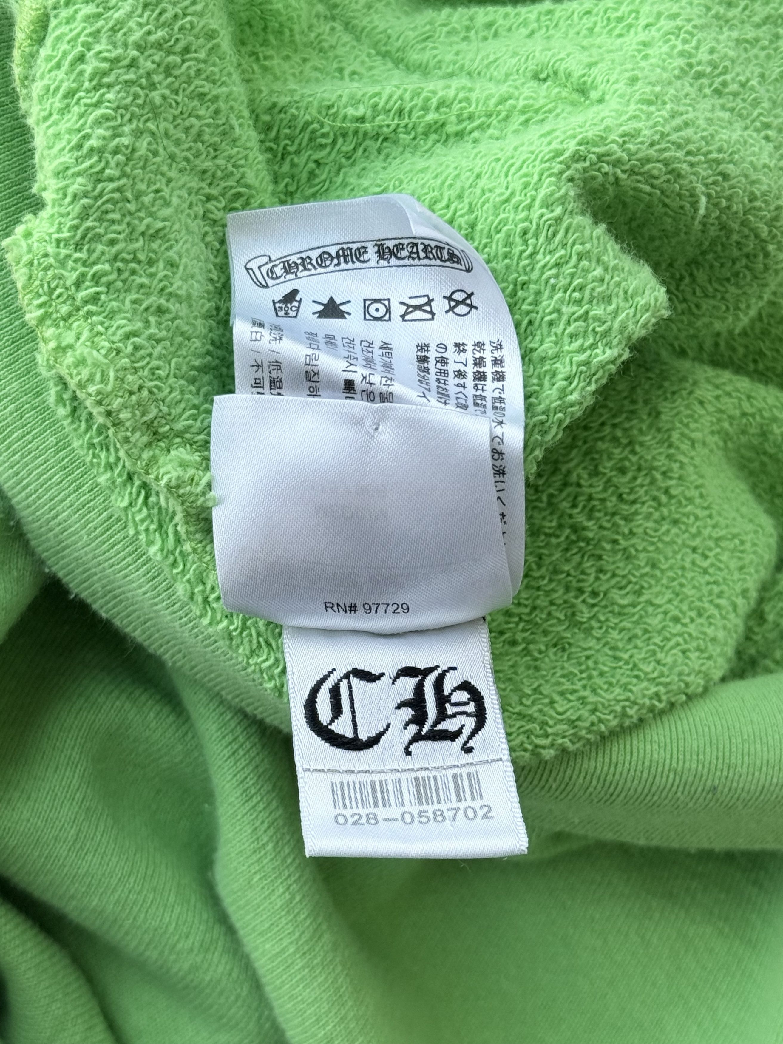 Chrome Hearts Chrome Hearts Green Sex Records Logo Hoodie Size US M / EU 48-50 / 2 - 7 Thumbnail