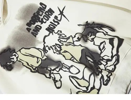 VIBE Cartoon Graphic Sweatshirt Hoodie Anime Harajuku Style Size US L / EU 52-54 / 3 - 3 Thumbnail