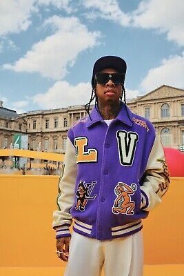 Louis Vuitton Louis Vuitton Multi-Patches Mixed Leather Varsity Blouson Size US XL / EU 56 / 4 - 18 Thumbnail