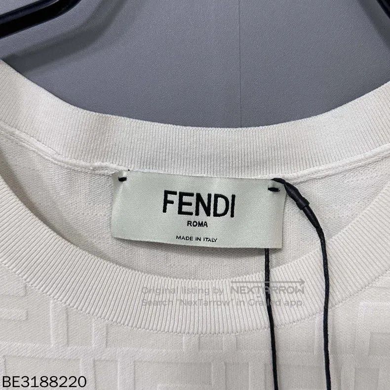 Fendi Fendi Printed knitted short-sleeve top Size M / US 6-8 / IT 42-44 - 5 Thumbnail