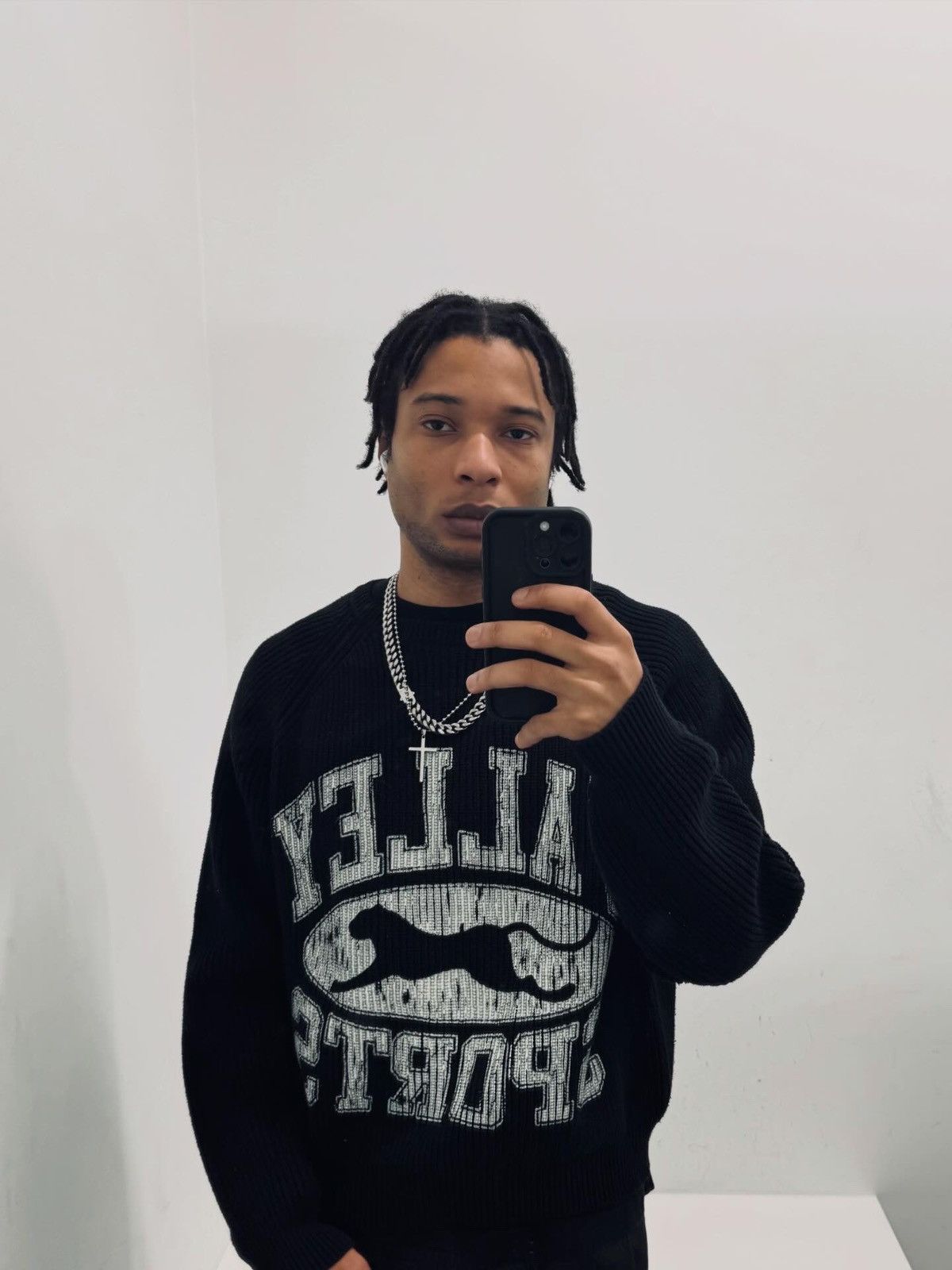 Vale 🖤Vale Forever Fisherman Knit (Black) Large🖤 Size US L / EU 52-54 / 3 - 9 Thumbnail