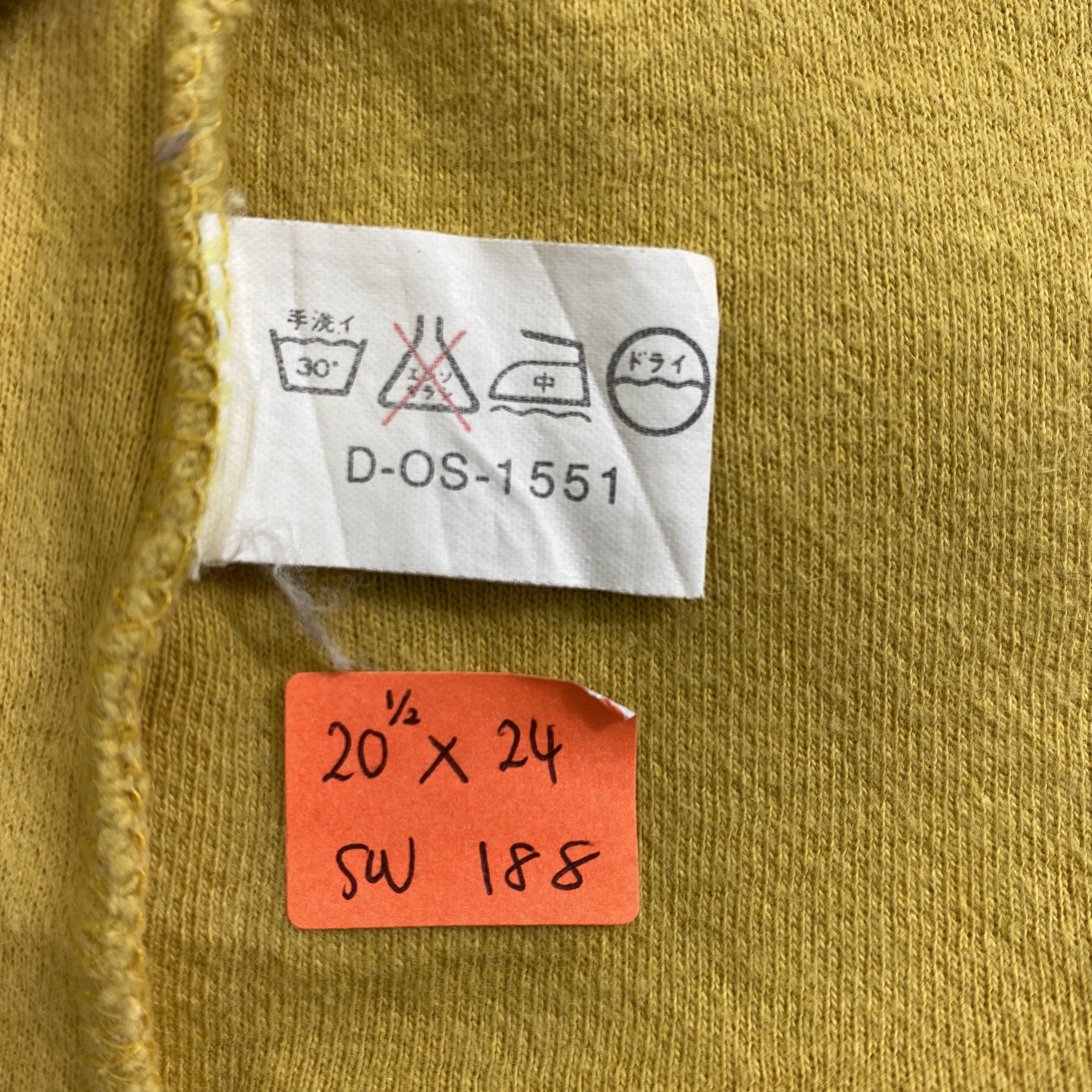 Japanese Brand Japanese Brand Designated yellow sweatshirt -SW188 Size US S / EU 44-46 / 1 - 6 Thumbnail