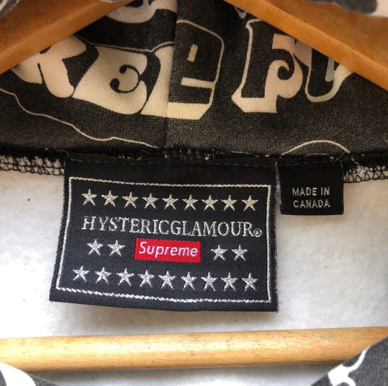 Hysteric Glamour Japanese HYSTERIC GLAMOUR x SUPREME full print hoodie Size US M / EU 48-50 / 2 - 5 Thumbnail