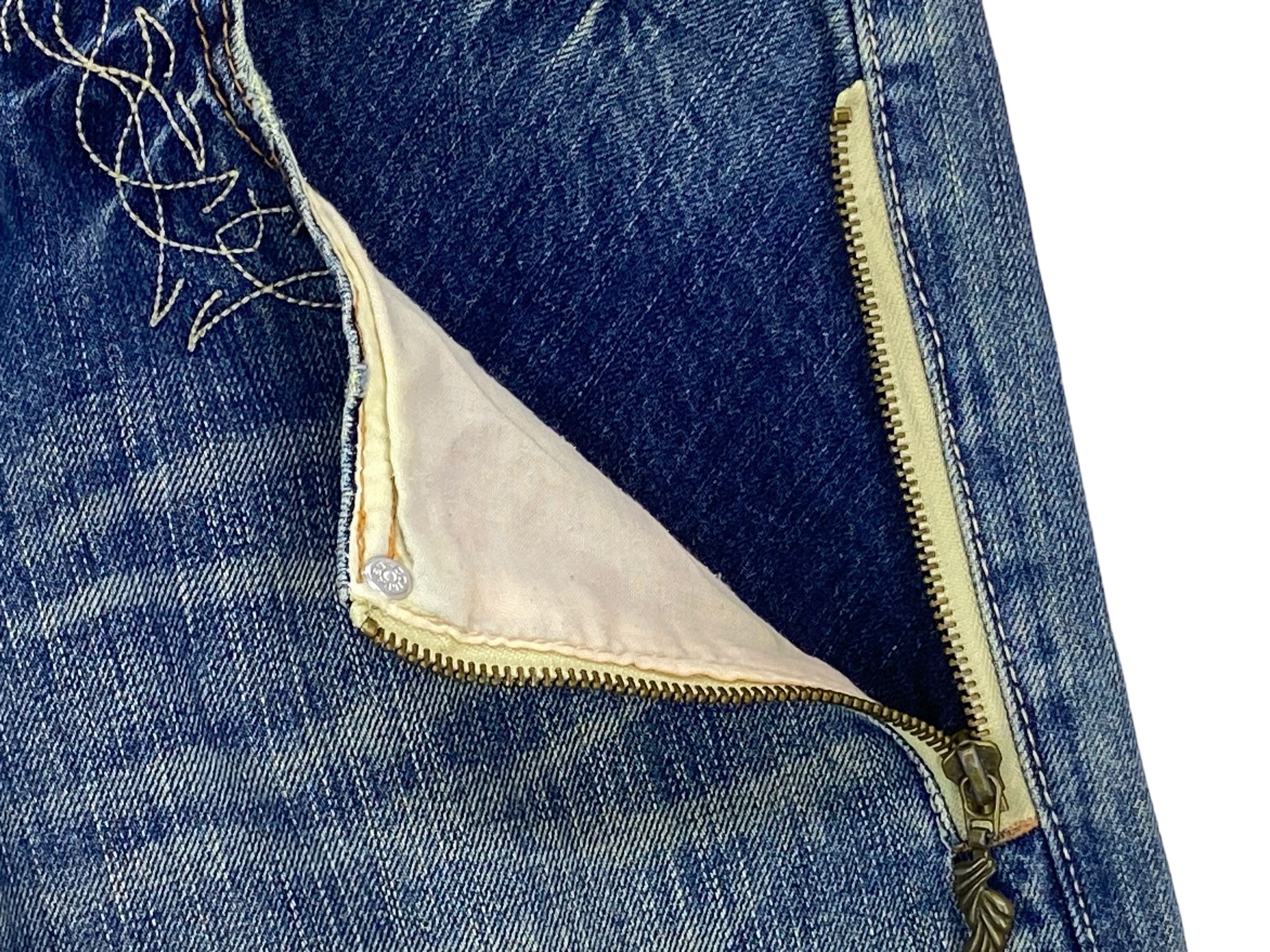 Japanese Brand Avail Acid Wash Denim Jeans Size US 31 - 12 Thumbnail