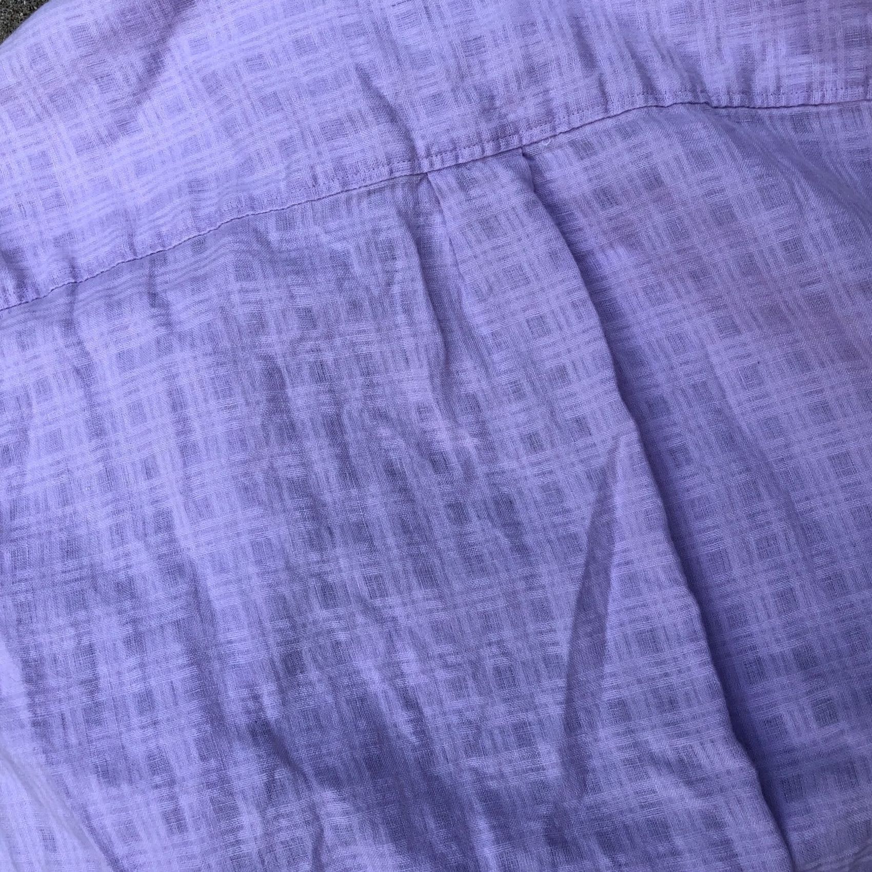Tommy Bahama Tommy Bahama Button-Down Shirt Men's Medium Linen Blend Purple Plaid Shirt Mens Button-Up Long Sleeve Size US M / EU 48-50 / 2 - 3 Thumbnail