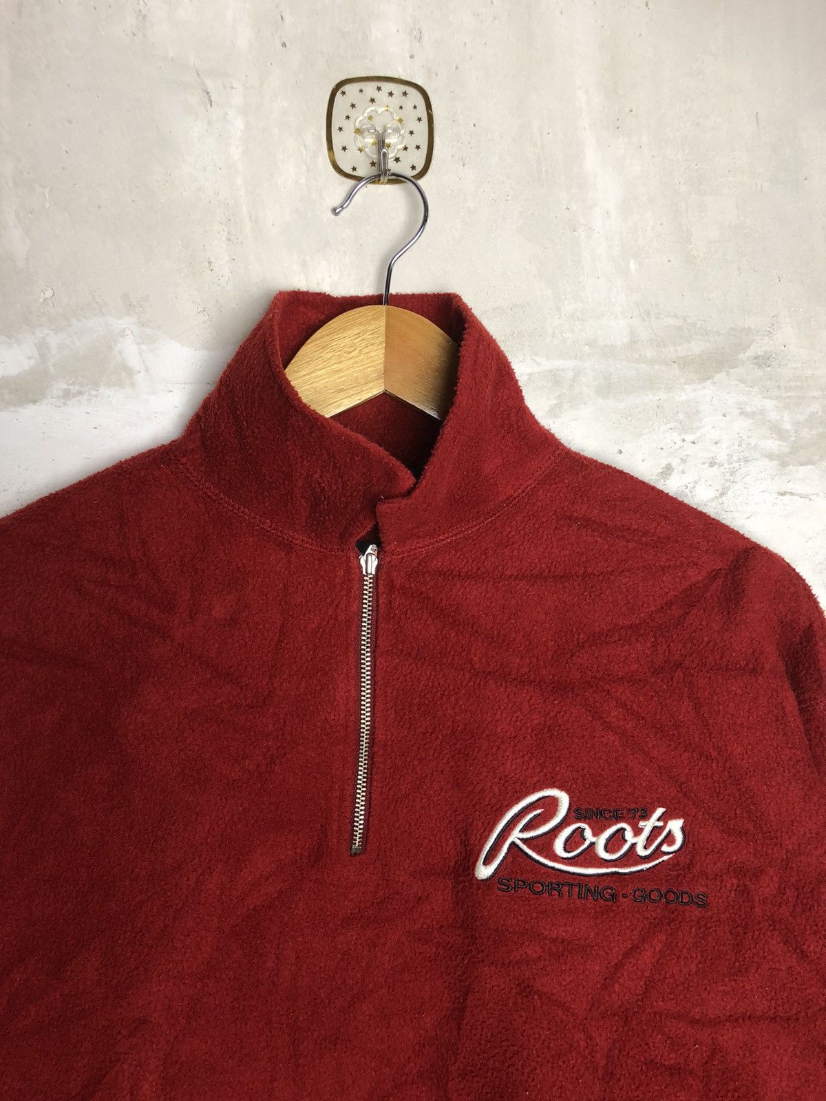 Japanese Brand × Vintage Vintage 90s Roots Performance Halfzipper Fleece Sweatshirt Size US M / EU 48-50 / 2 - 15 Thumbnail