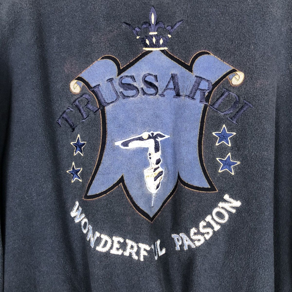 Japanese Brand × Trussardi × Vintage Vintage Trussardi Nice Design Sweatshirt Large Size US M / EU 48-50 / 2 - 10 Thumbnail