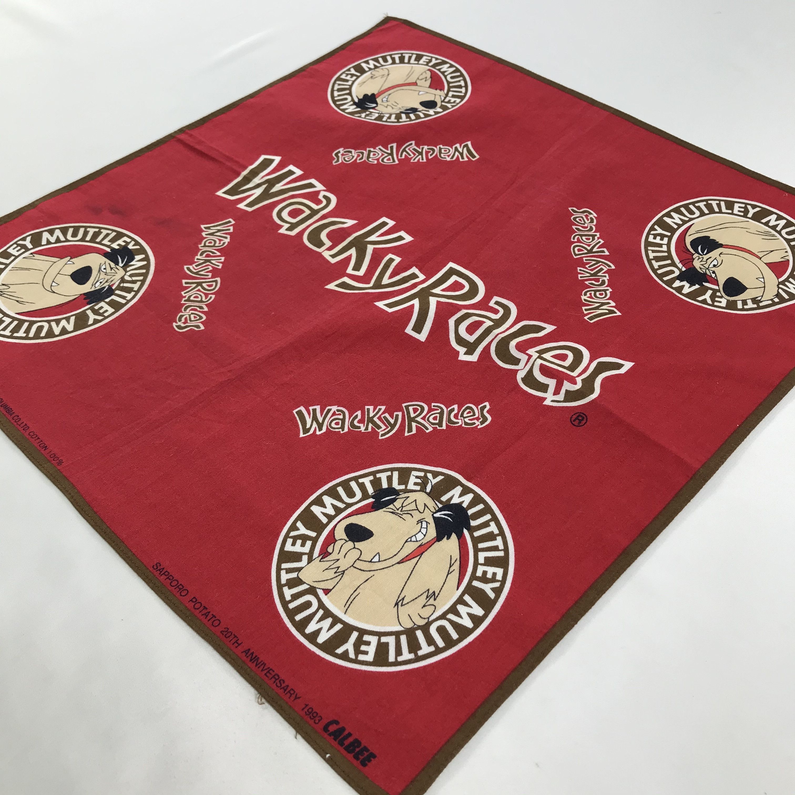 Cartoon Network × Vintage Wacky Races Bandana / Handkerchief / Neckerchief - S1831 Size ONE SIZE - 2 Thumbnail
