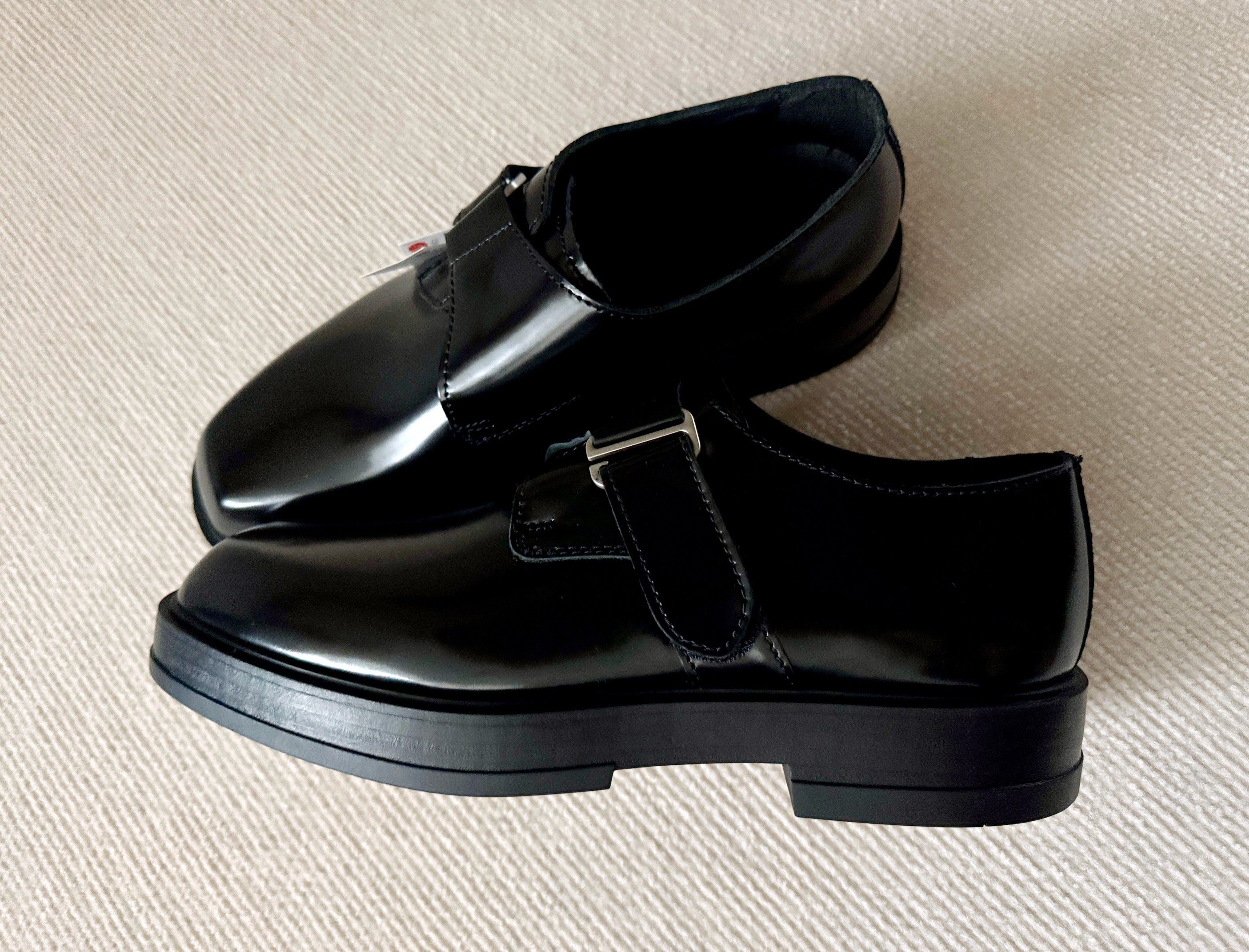 Zara ZARA Limited Monk Strap Chunky Sole Leather Shoes Size US 12 / EU 45 - 3 Thumbnail