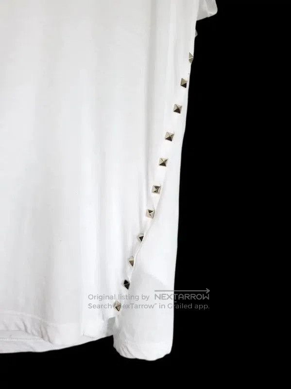 Valentino Valentino White Cotton Short Sleeve T-Shirt . Size M / US 6-8 / IT 42-44 - 2 Thumbnail