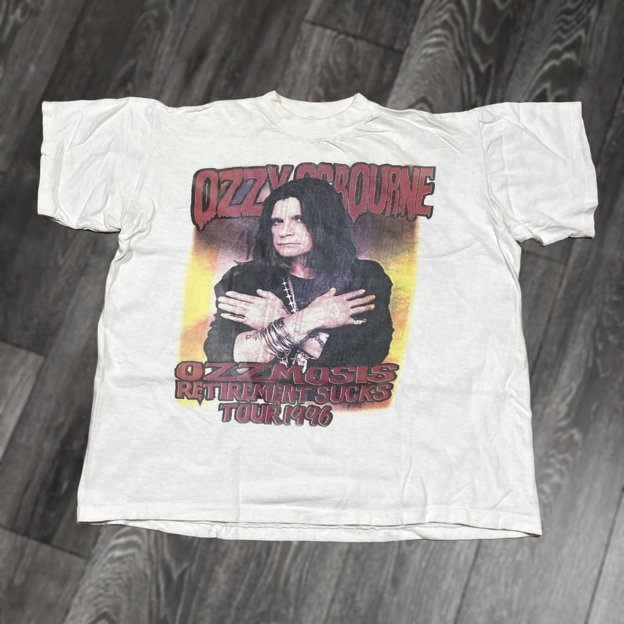 Band Tees × Ozzy Osbourne × Vintage Vintage 90s OZZ FEST T Shirt