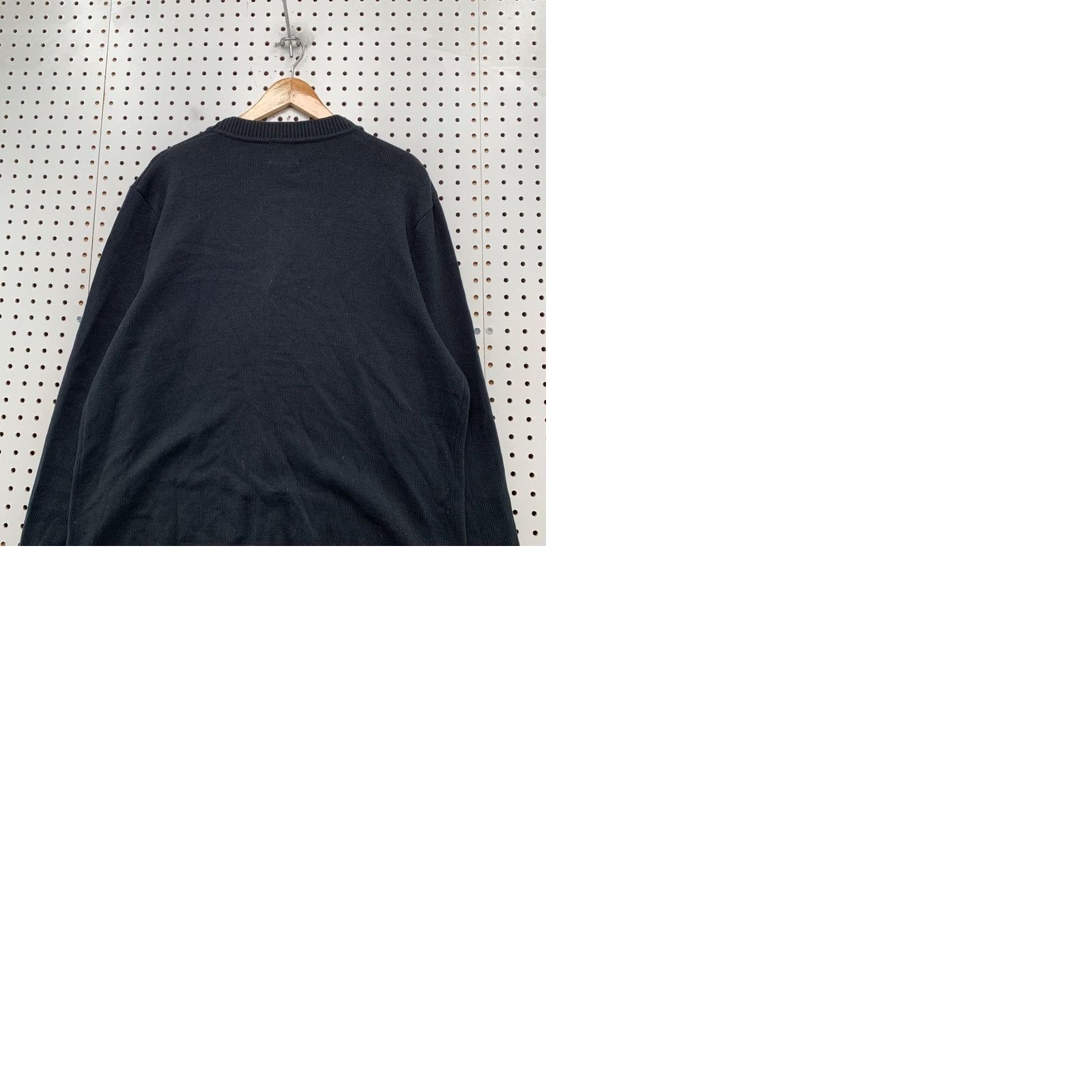 Vintage Tesla Cardigan Sweater Mens Large Black Embroidered Logo Button Electric Car Size US L / EU 52-54 / 3 - 9 Thumbnail