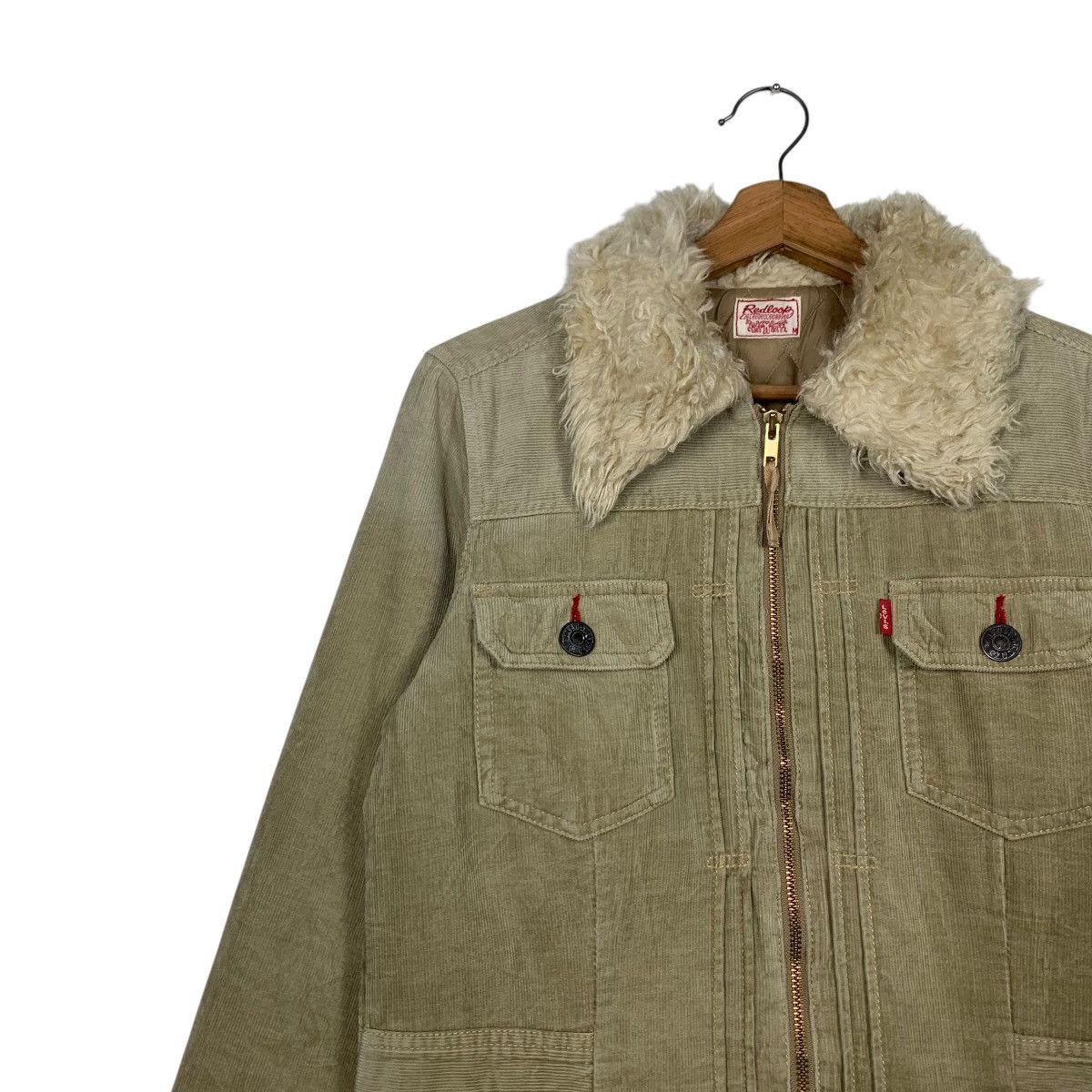 Levi's LEVIS Redloop Quilted Lining Corduroy Jacket #2383-C107 Size M / US 6-8 / IT 42-44 - 3 Thumbnail