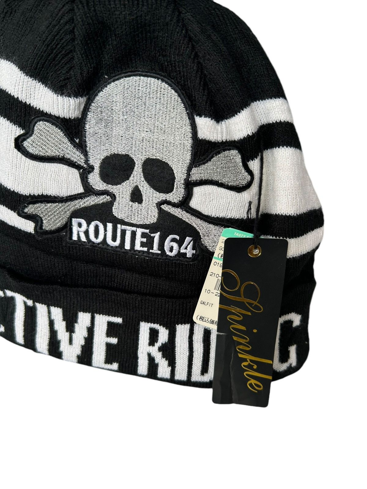 Japanese Brand × Kapital × Vintage Japanese Brand Skull Beanie Hats with tags Rare🎌☠️☠️ Size ONE SIZE - 4 Thumbnail