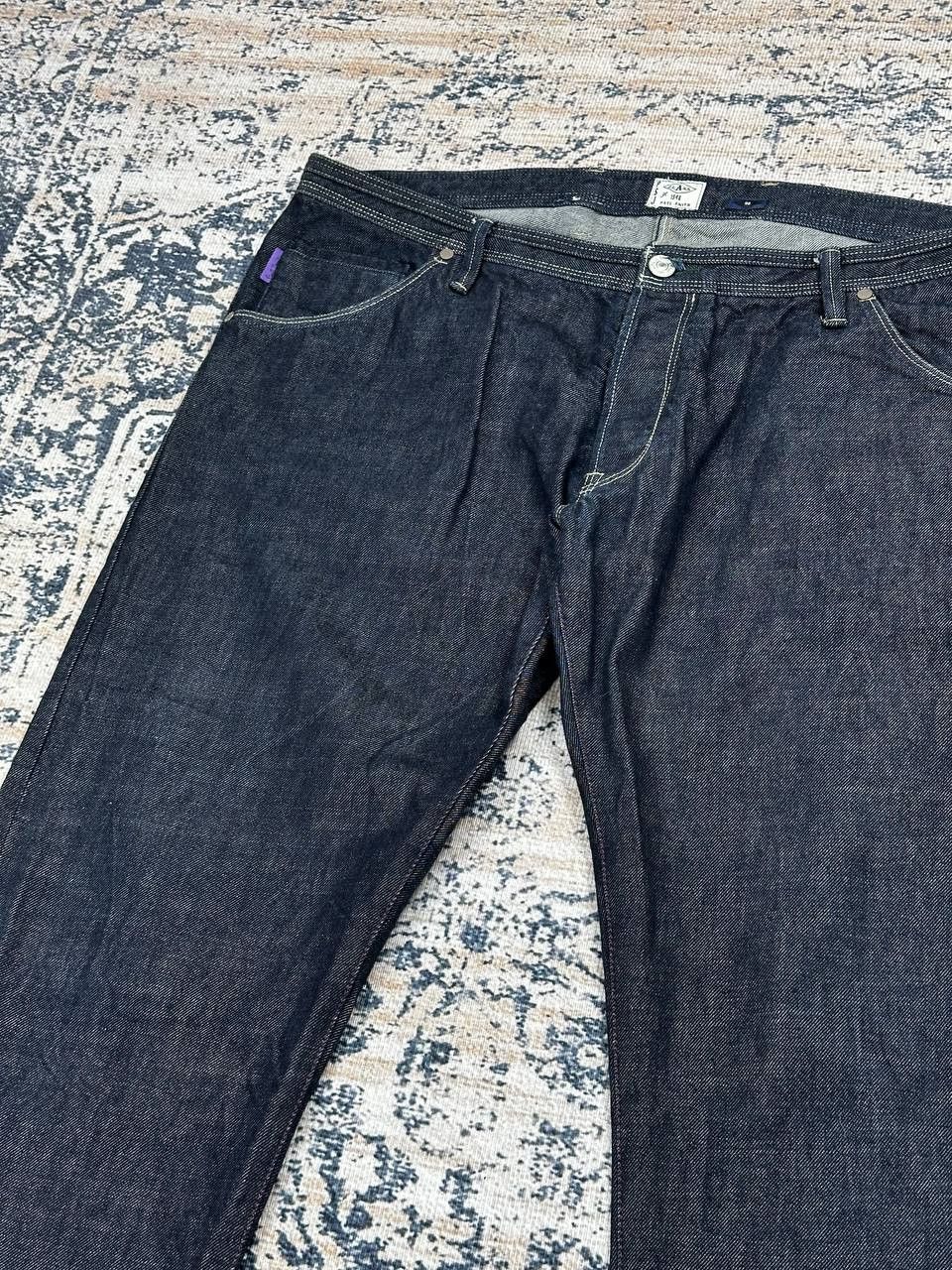 Paul Smith Paul Smith Dark Wash Fading Denim Taper Jeans Size US 38 / EU 54 - 3 Thumbnail