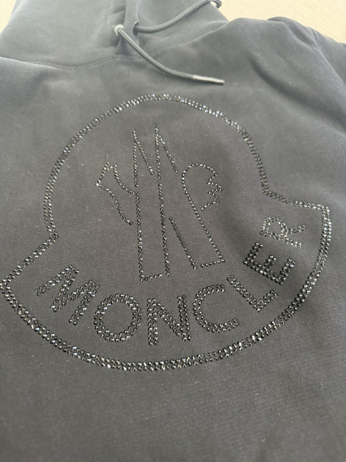 Moncler Moncler Crystal Logo Hoodie Size US M / EU 48-50 / 2 - 2 Thumbnail