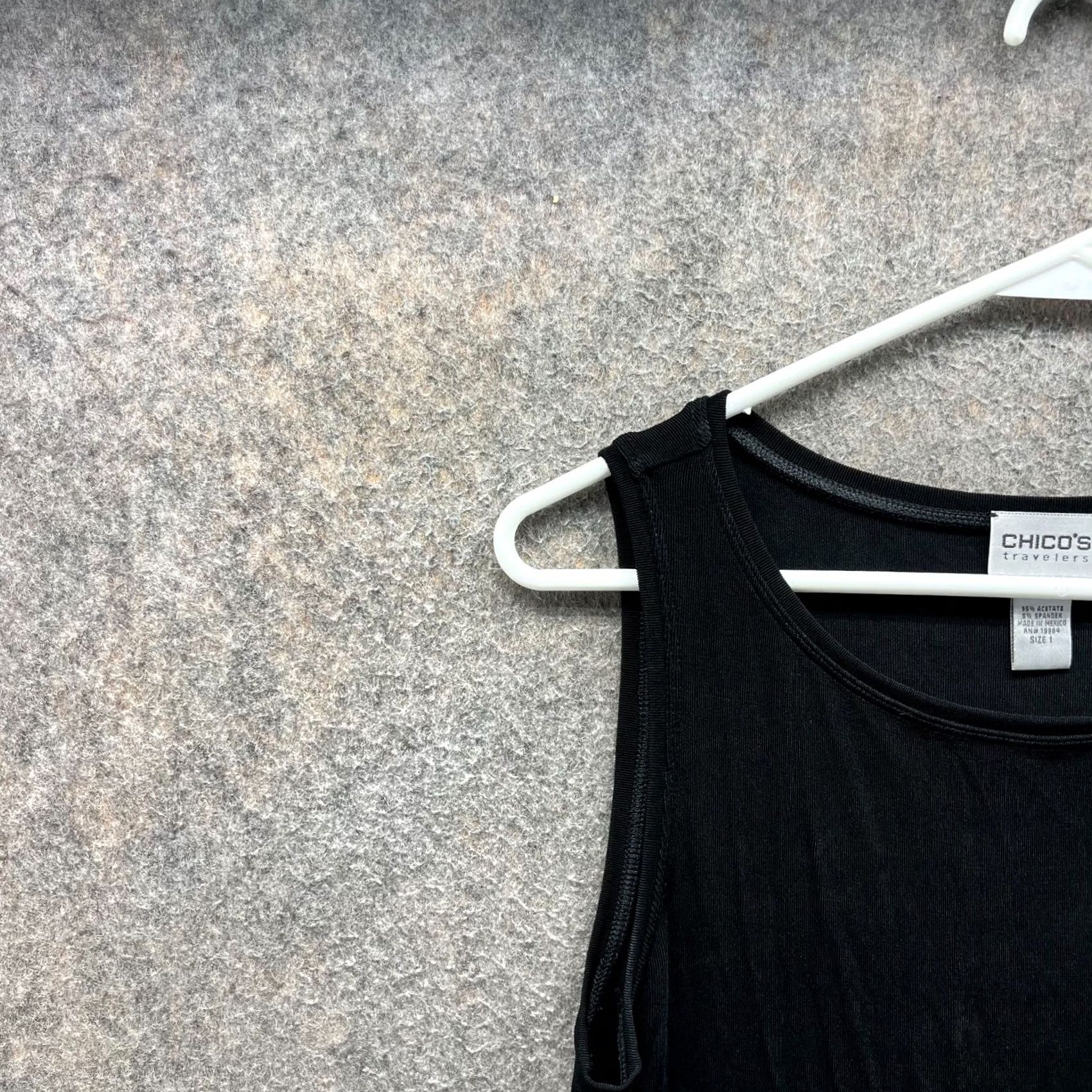 Vintage Chico'S Silver Tank Top - Womens 1 Size Regular Sequin Accent Size XS / US 0-2 / IT 36-38 - 7 Thumbnail