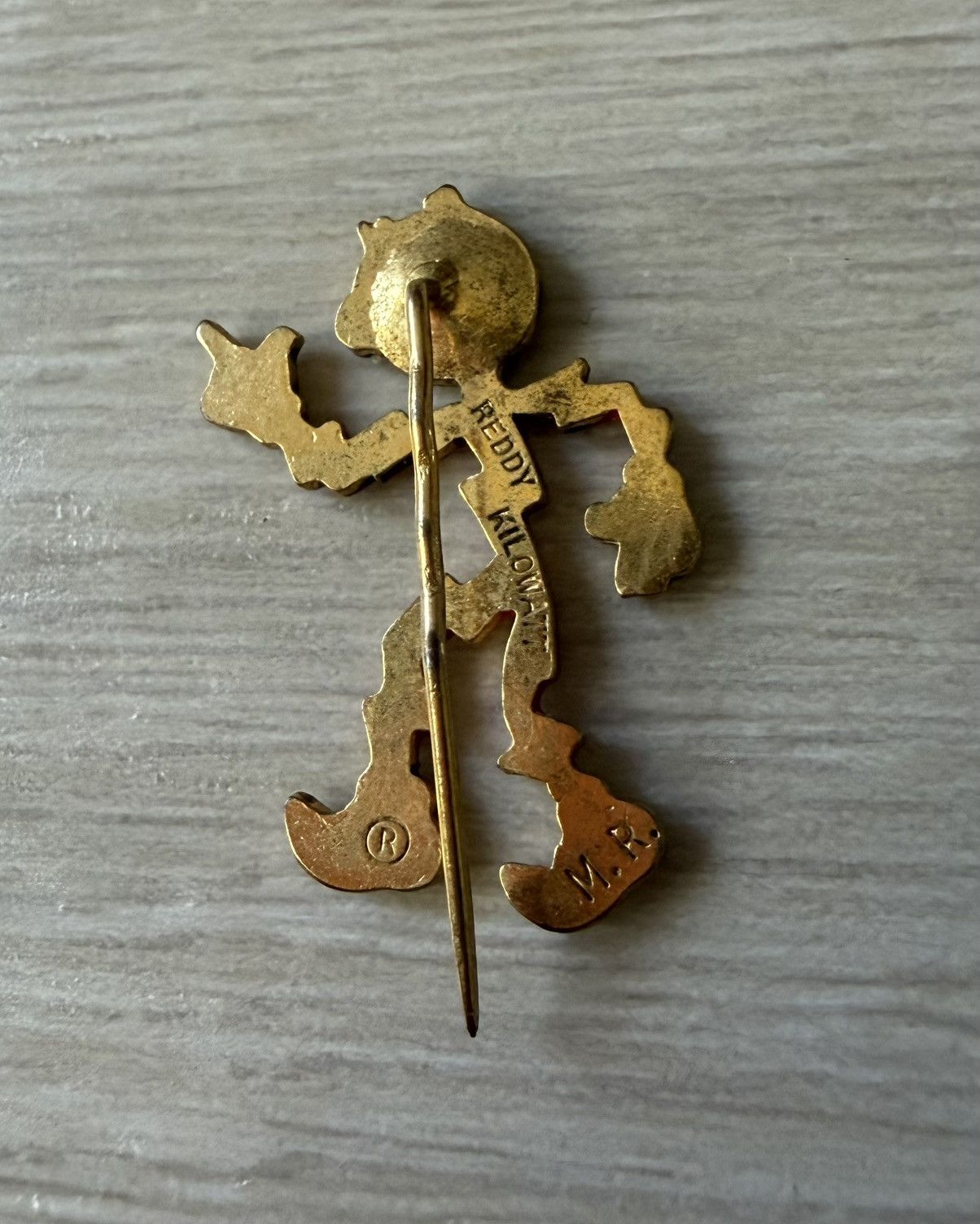 Vintage Vintage Reddy Kilowatt Figural Enamel Stick Pin M.R. Promo Size ONE SIZE - 3 Thumbnail