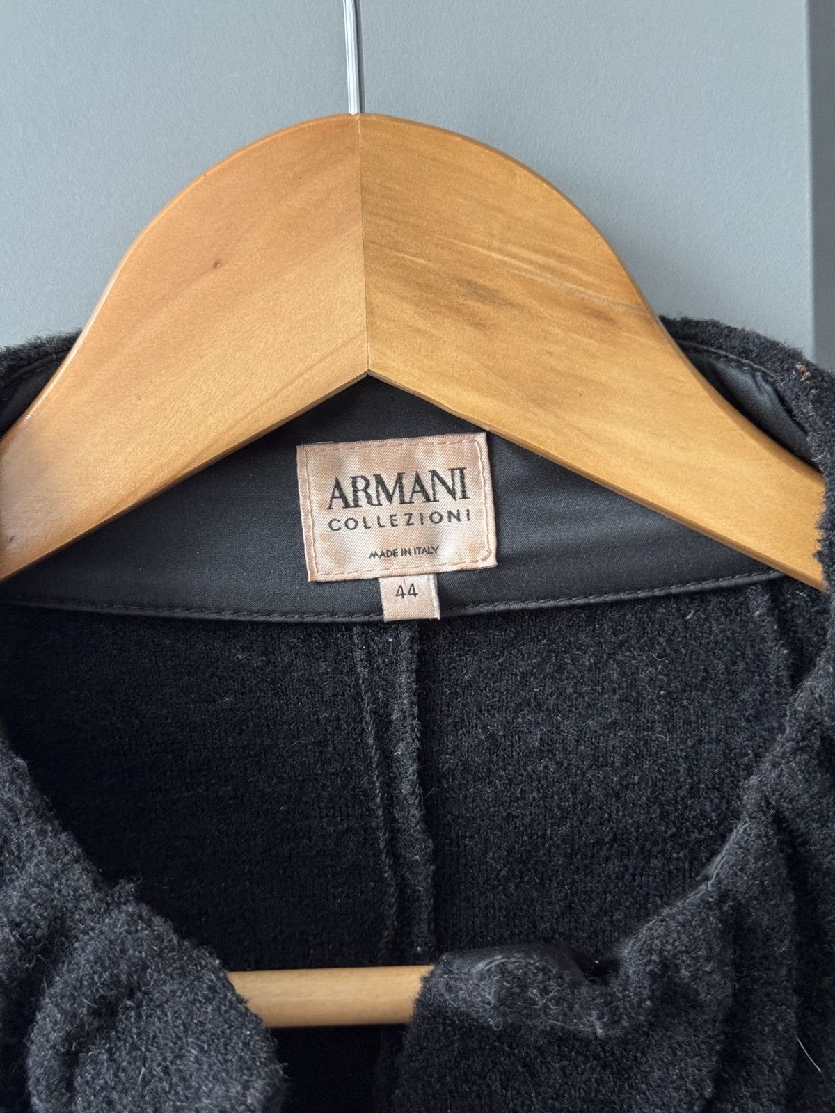 Armani Collezioni Vintage Armani Collezioni Alpaca Wool Blend Knit Blazer Size M / US 6-8 / IT 42-44 - 2 Thumbnail