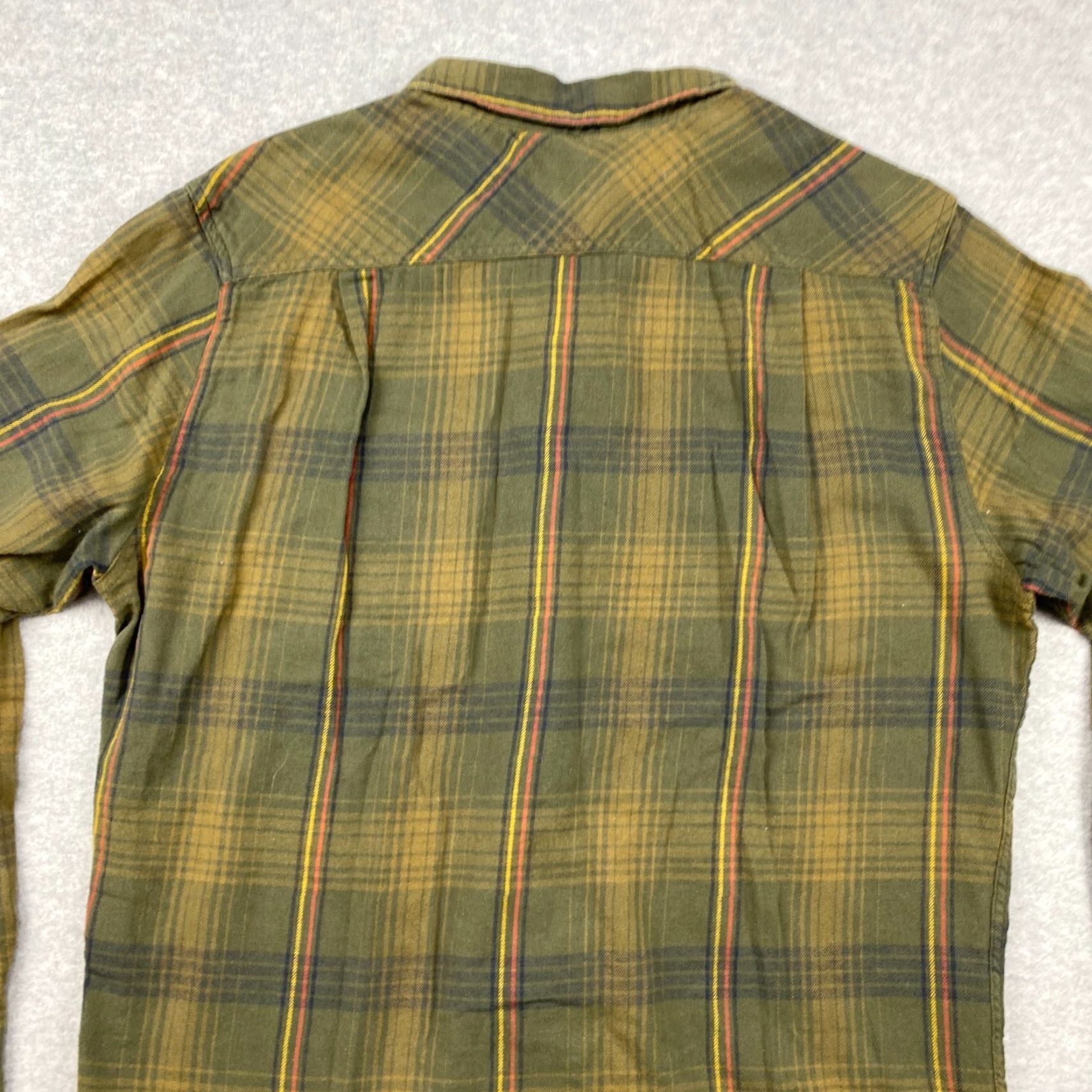 Quiksilver VINTAGE? No. Quiksilver Flannel Shirt Mens Medium Green Plaid Button Up Long Sleeve Pockets Size US XXL / EU 58 / 5 - 6 Thumbnail