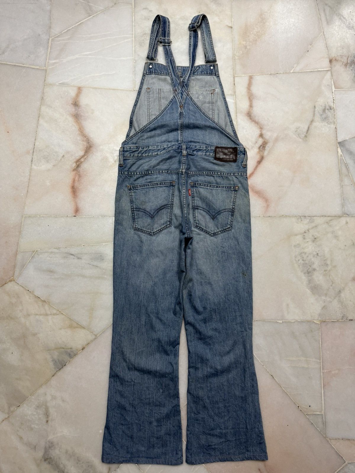 Levi's 💥FLARE💥90's LEVI'S RUSTY OVERALL RARE POCKET BOOTCUT MUDWASH Size US 30 / EU 46 - 8 Thumbnail