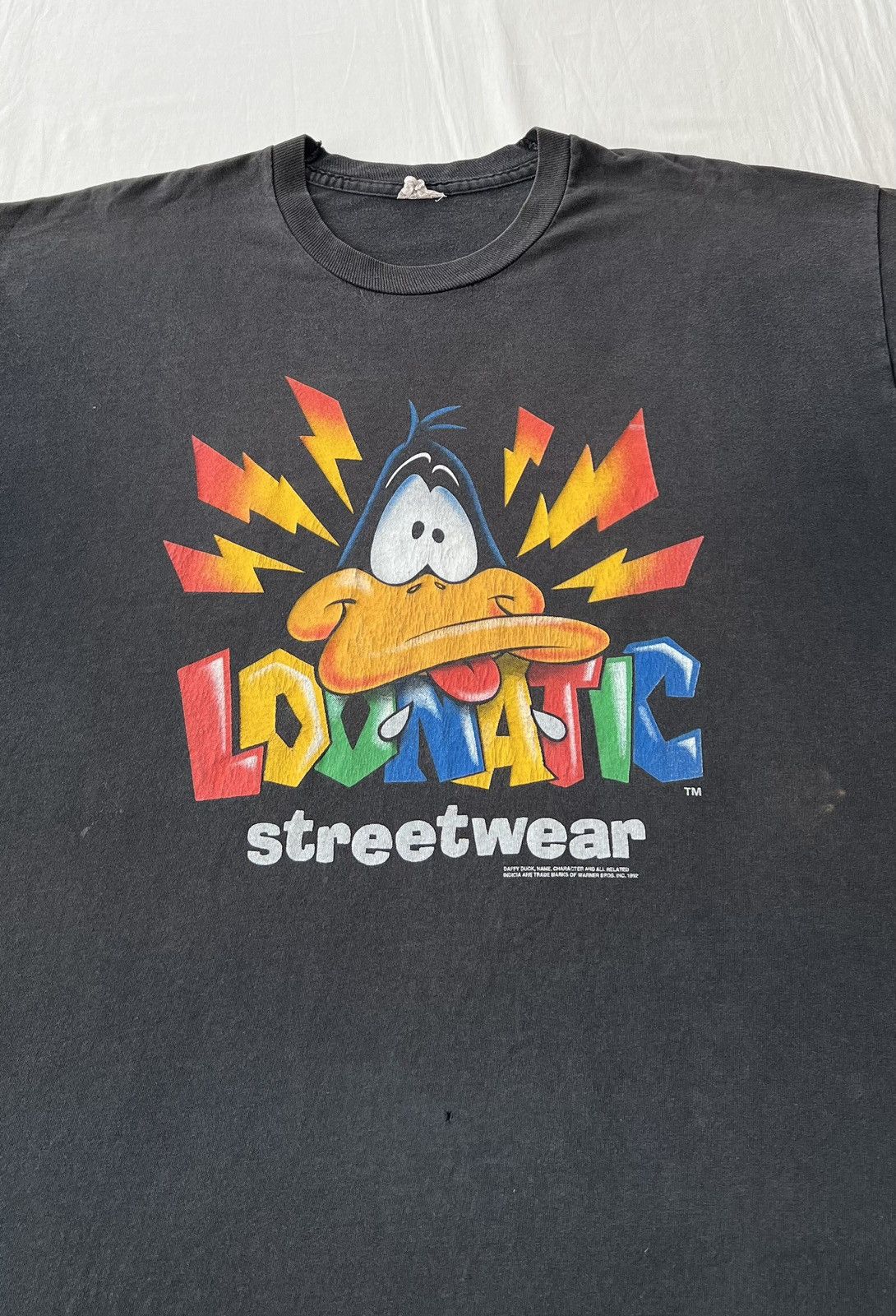 Cartoon Network Vintage 1992 Daffy Duck Looney Tunes Warner Bros Cartoon Tee Size US XL / EU 56 / 4 - 6 Thumbnail