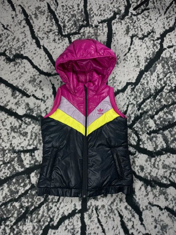 Adidas Adidas pink black down vest S 36 Size S / US 4 / IT 40 - 2 Thumbnail
