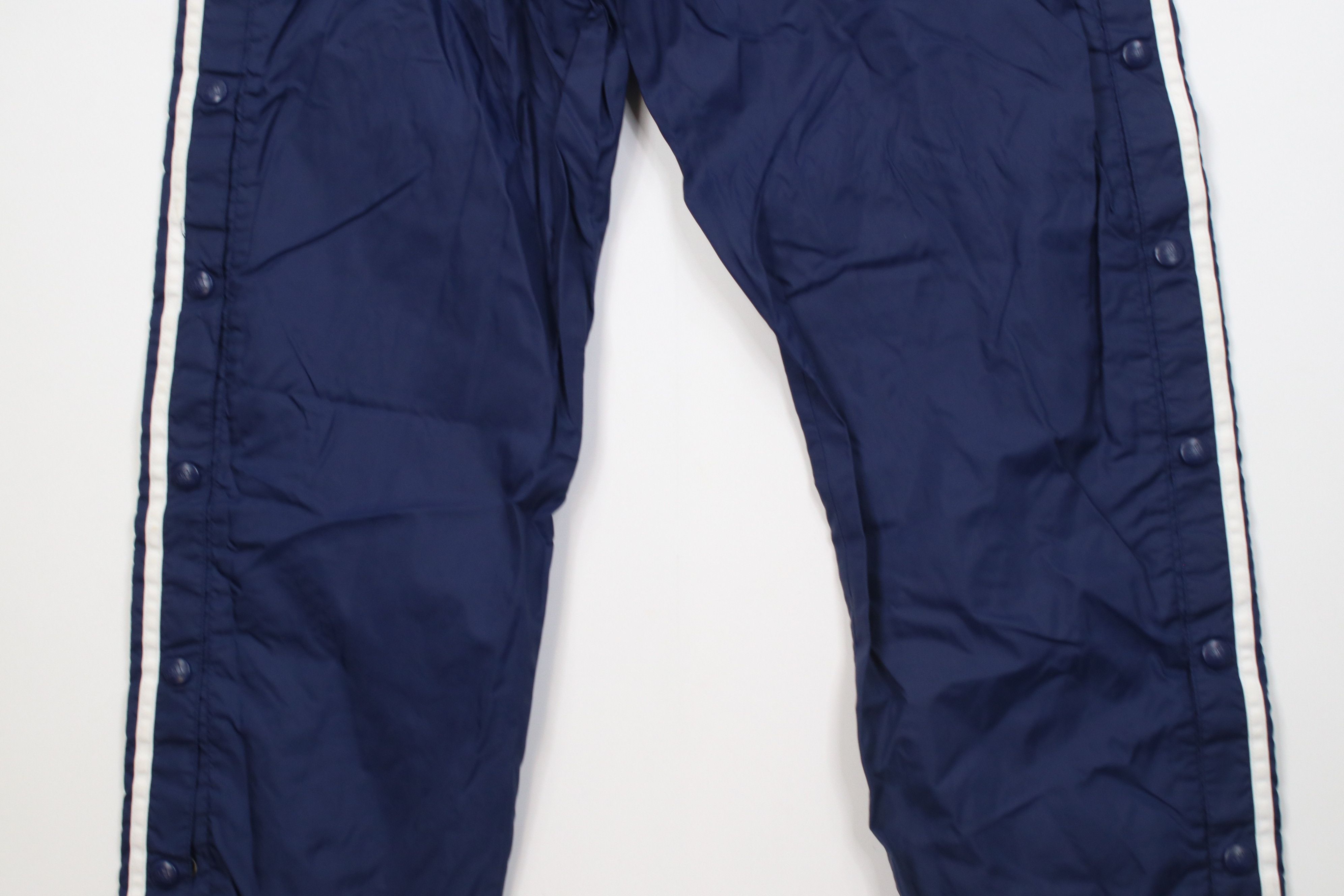 Adidas Vintage 90s Adidas Lined Tearaway Windbreaker Pants Blue Size US 34 / EU 50 - 15 Thumbnail