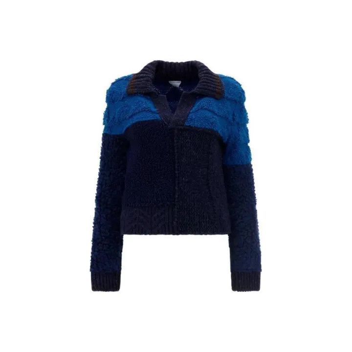 Bottega Veneta Bottega Veneta FW22 Color Block Knit Sweater Size S / US 4 / IT 40 - 1 Thumbnail