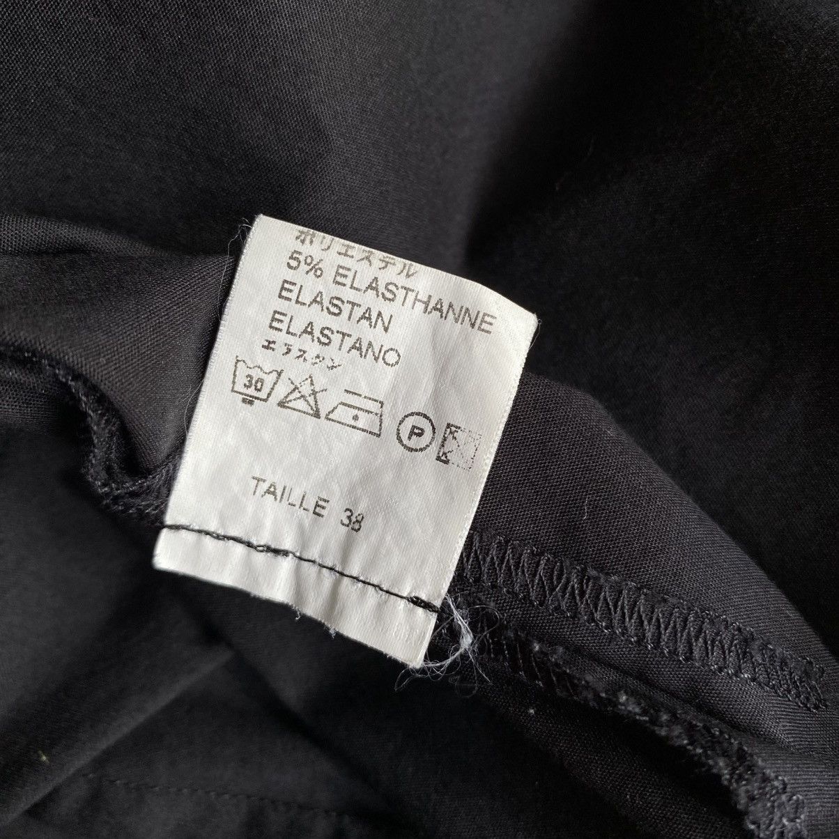 Cop Copine COP. COPINE Black Zip-Collar Blouse Size XS / US 0-2 / IT 36-38 - 5 Thumbnail