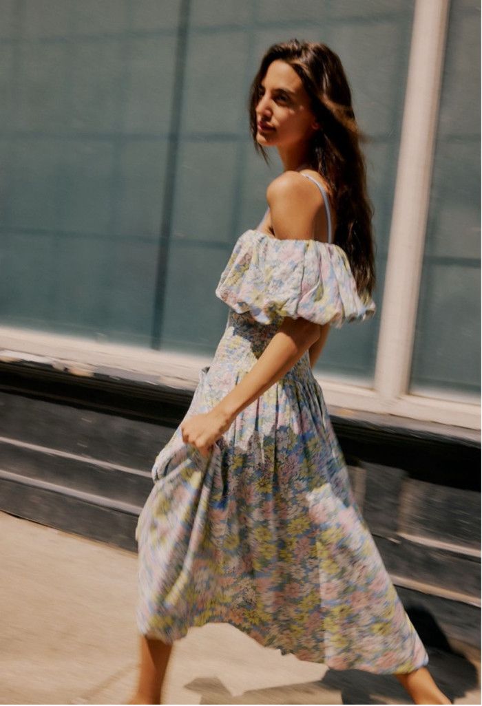 Free People NWOT Free People Lewis Floral Maxi Dress Small Size S / US 4 / IT 40 - 2 Thumbnail