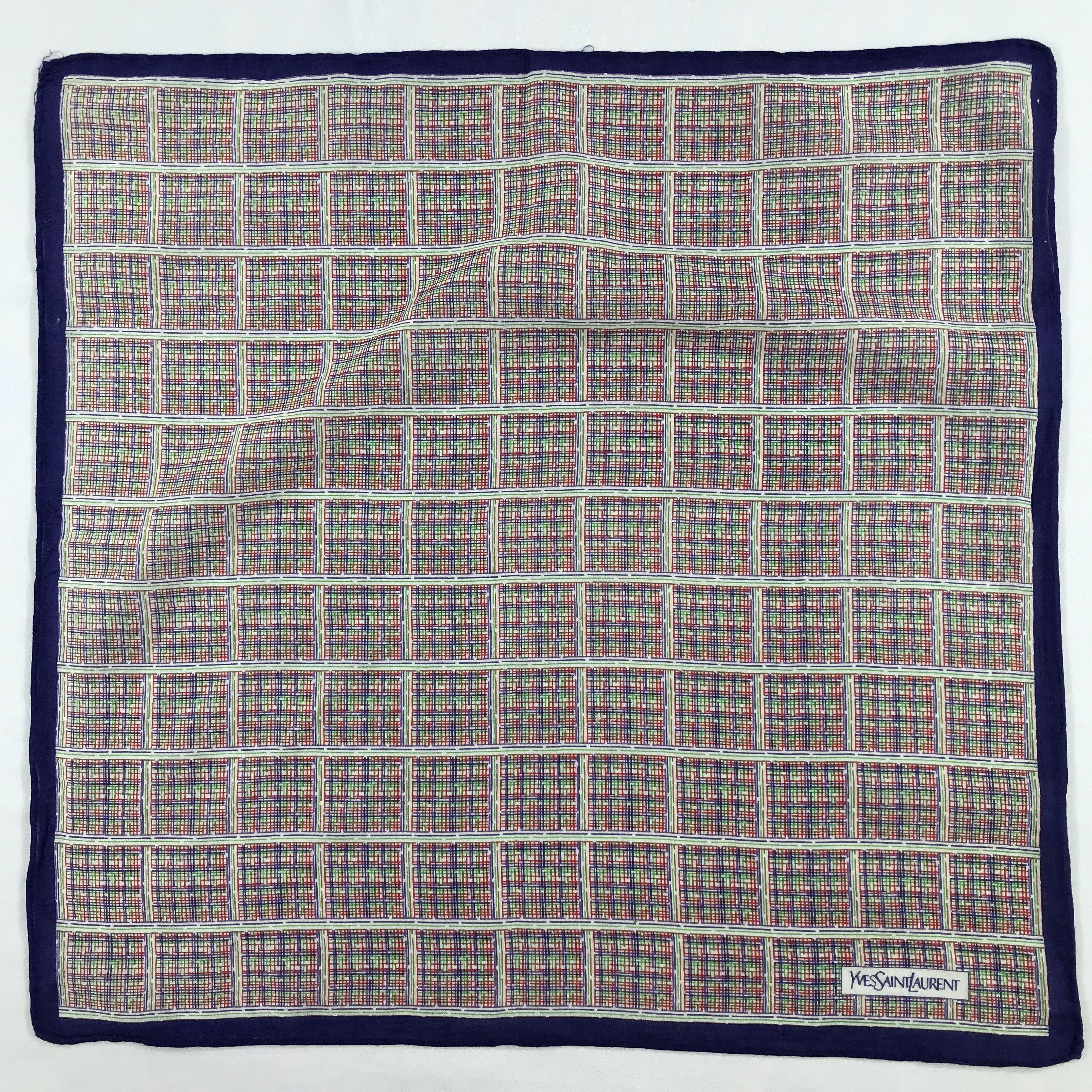 Vintage × Yves Saint Laurent Yves Saint Laurent Bandana / Handkerchief/Neckerchief -S2415 Size ONE SIZE - 1 Thumbnail