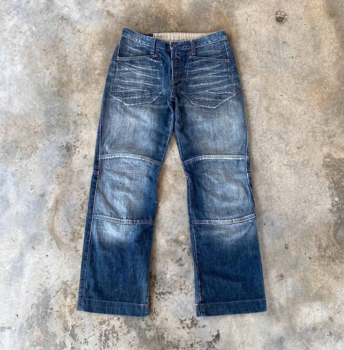 Marithe + Francois Girbaud Archival Marithé François Girbaud Panelled Technical Denim Size US 31 - 1 Thumbnail
