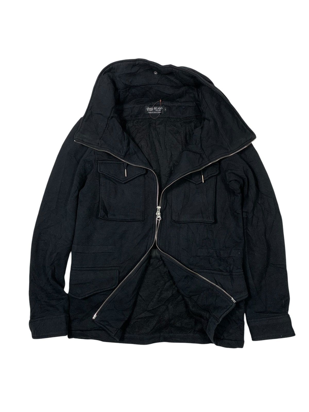 GOA 2000s BEAMS HEART - Bono Apocalypse Style Double ZIP Hoodie Size US M / EU 48-50 / 2 - 3 Thumbnail