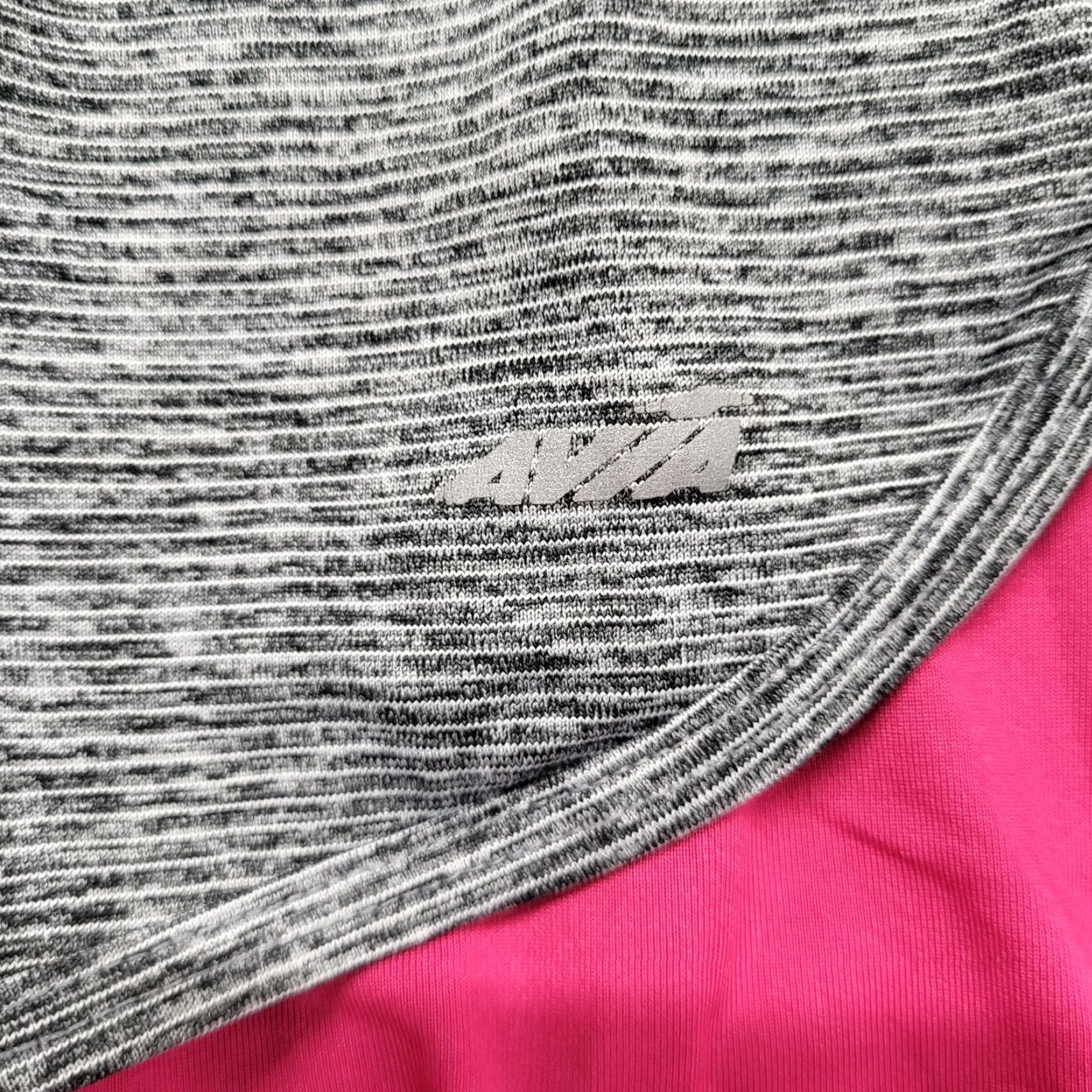 Avia Avia Shorts Women's M Pink & Gray Lined Pockets Athletic Running Golf Striped Multiple Activities Size 32" / US 10 / IT 46 - 4 Thumbnail