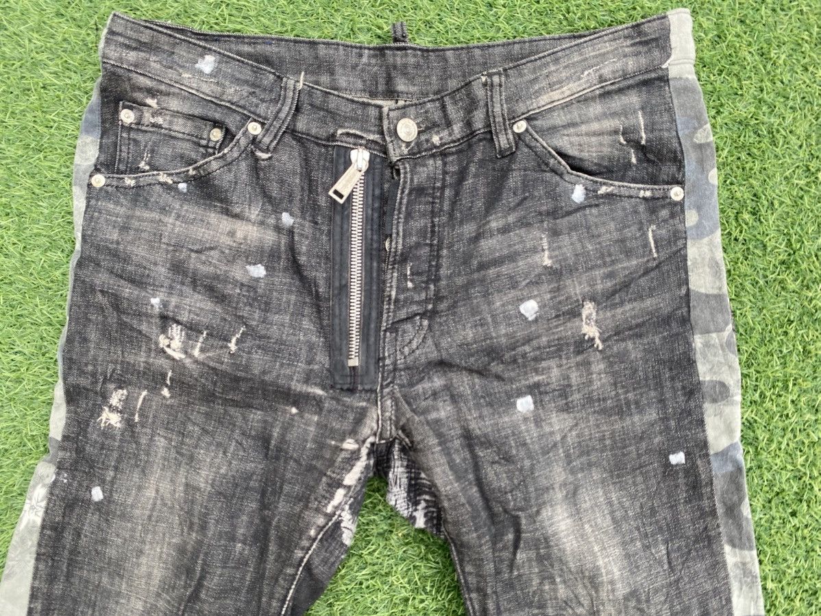Dsquared2 Dsquared2 Distressed Slim Jeans Size US 37 - 4 Thumbnail