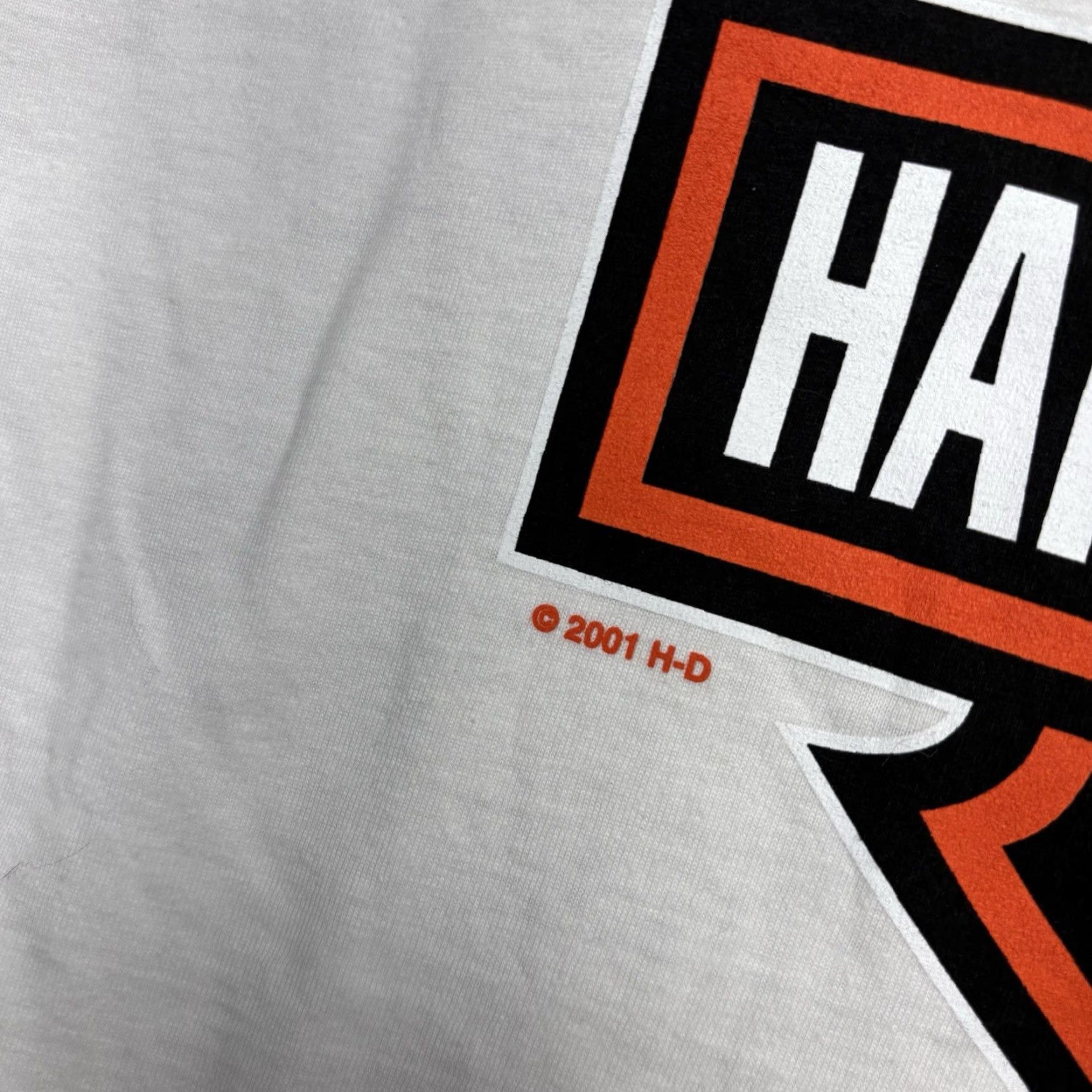 Harley Davidson Harley-Davidson Shirt 3XL White Graphic Print Short Sleeve Biker Motorcycle Mens Size US XXL / EU 58 / 5 - 4 Thumbnail