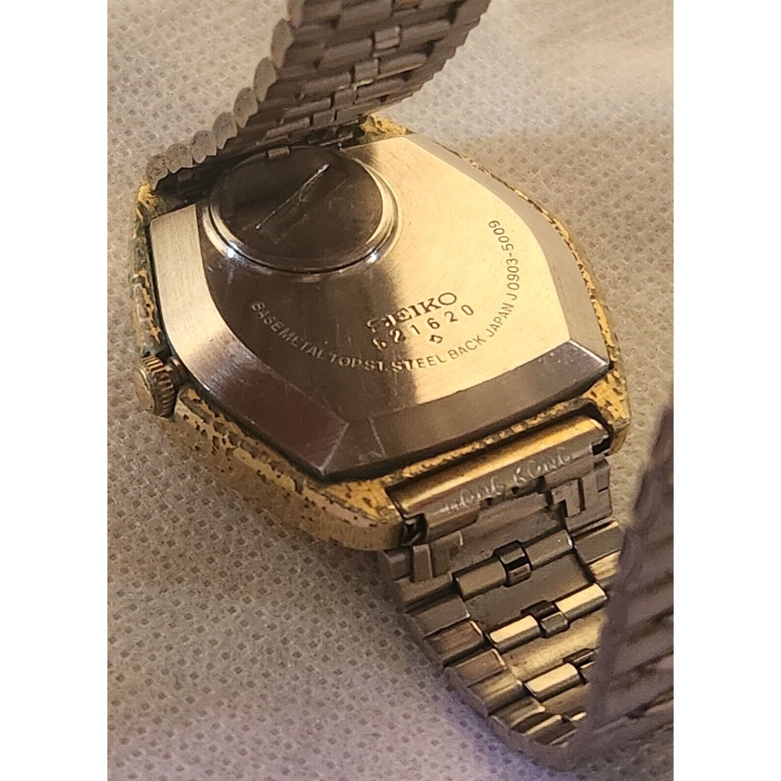 Seiko Vintage Hexagon Seiko Watch 1970's 0903-5009 Runs Well Size ONE SIZE - 8 Thumbnail