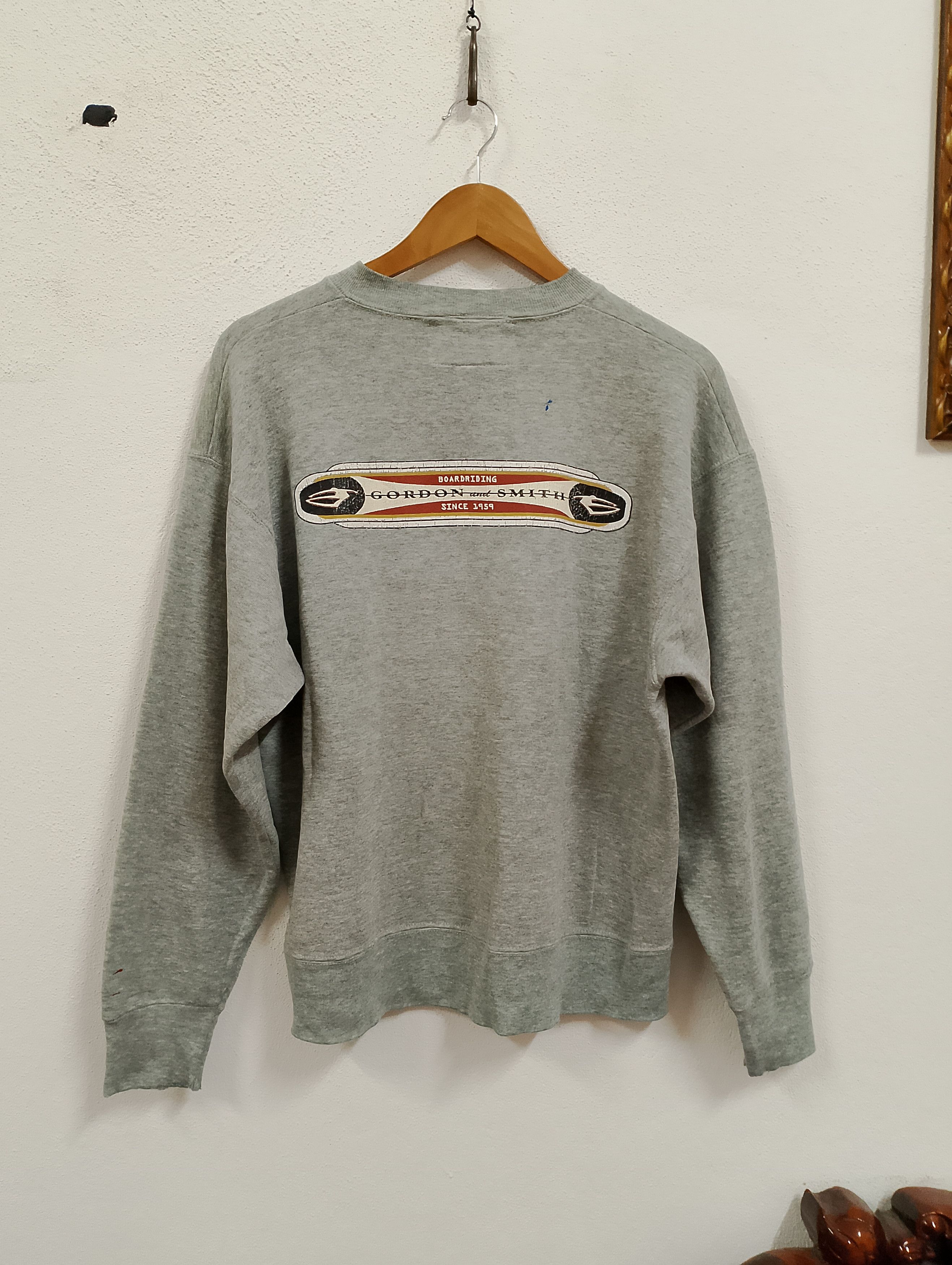 Vintage Vintage Gordon & Smith Surf Co. Sweatshirt Distressed Size US M / EU 48-50 / 2 - 2 Thumbnail