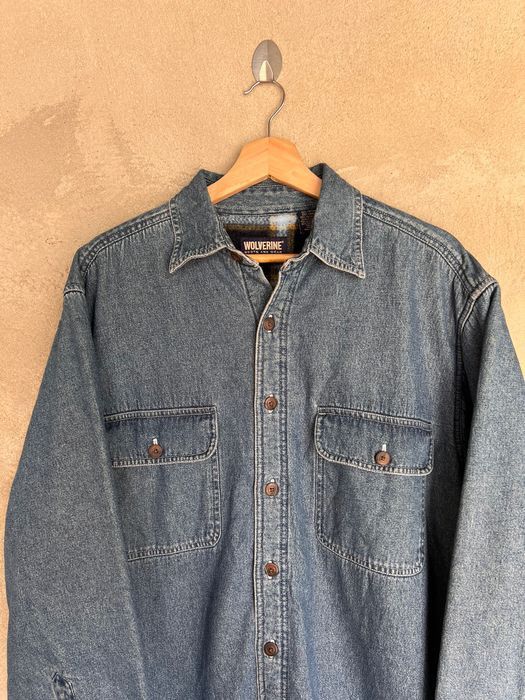 Vintage × Wolverine Vintage Wolverine Denim Jacket Size US M / EU 48-50 / 2 - 3 Thumbnail